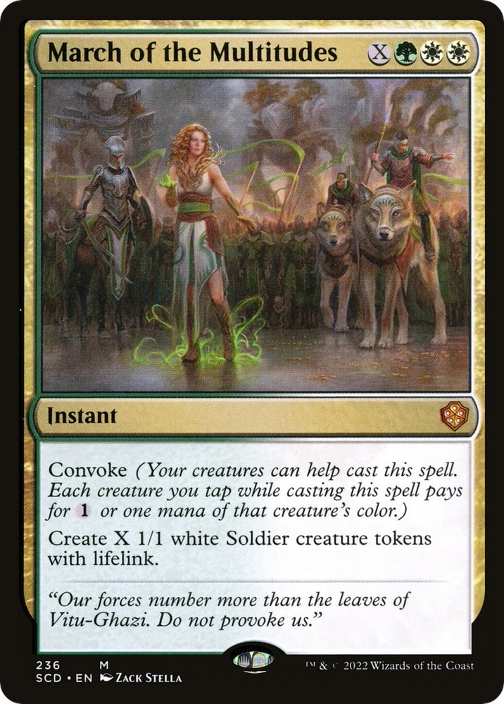 Image for March of the Multitudes (236) [Starter Commander Decks]