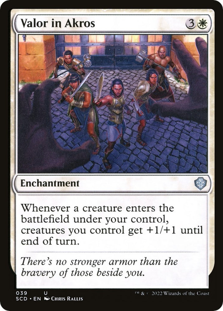 Image for Valor in Akros (39) [Starter Commander Decks]