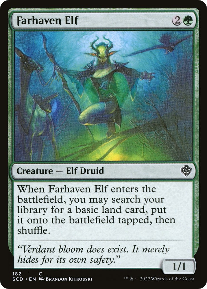 Image for Farhaven Elf (182) [Starter Commander Decks]