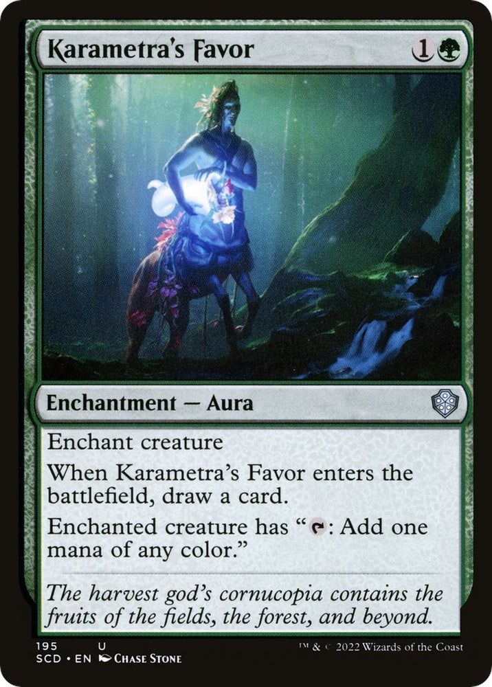 Image for Karametra's Favor (195) [Starter Commander Decks]
