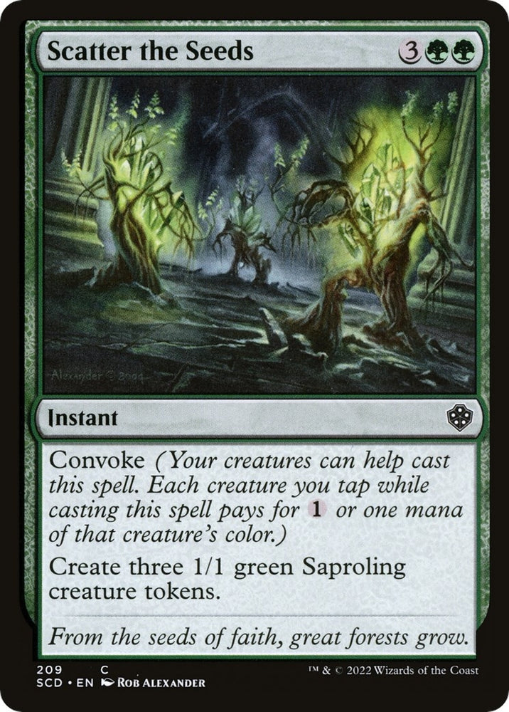 Image for Scatter the Seeds (209) [Starter Commander Decks]