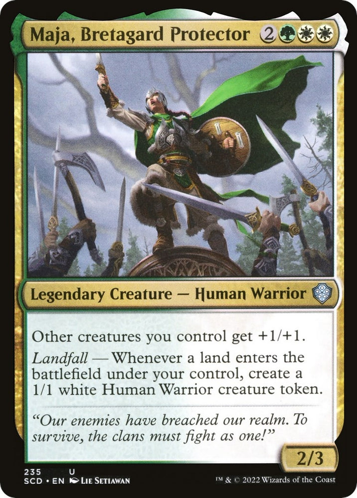 Image for Maja, Bretagard Protector (235) [Starter Commander Decks]