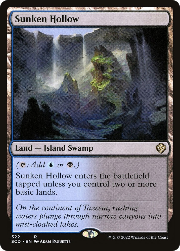 Image for Sunken Hollow (322) [Starter Commander Decks]