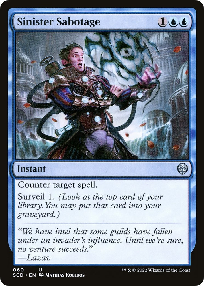 Image for Sinister Sabotage (60) [Starter Commander Decks]