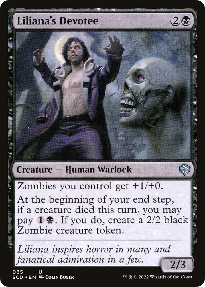 Image for Liliana's Devotee (85) [Starter Commander Decks]