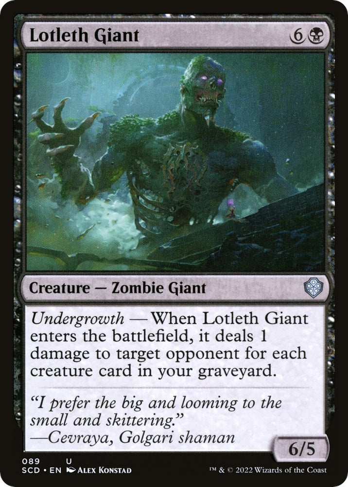 Image for Lotleth Giant (89) [Starter Commander Decks]