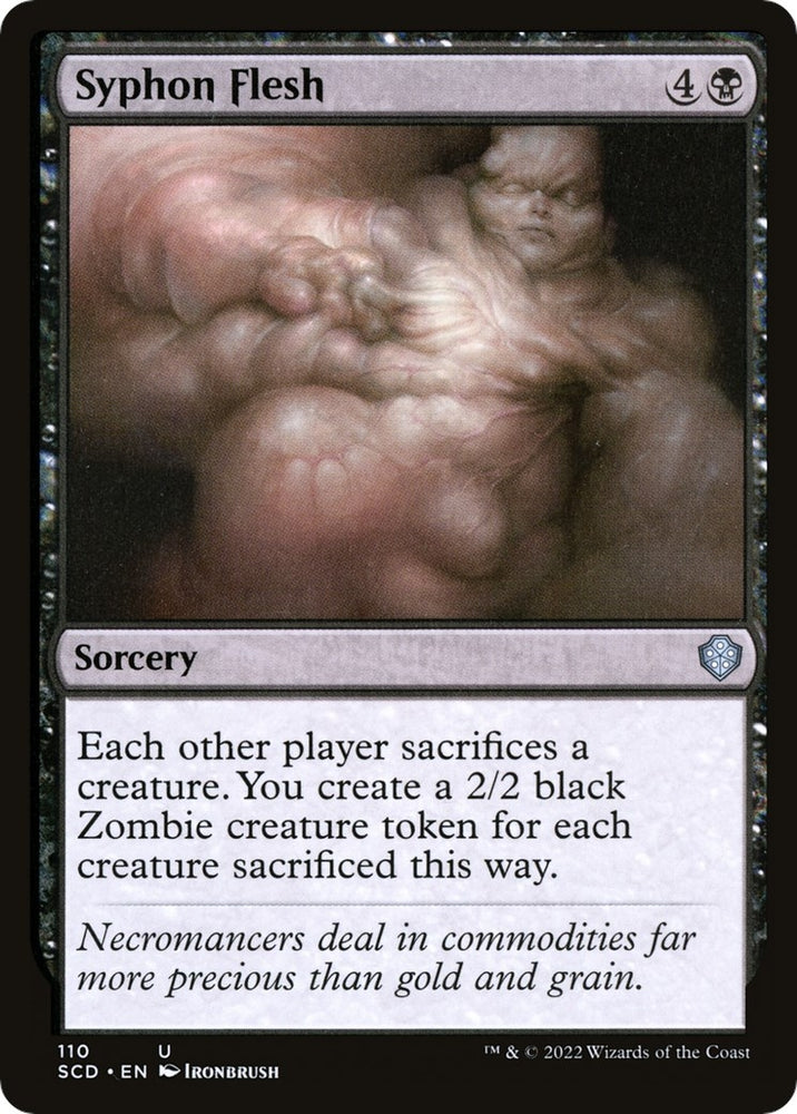 Image for Syphon Flesh (110) [Starter Commander Decks]
