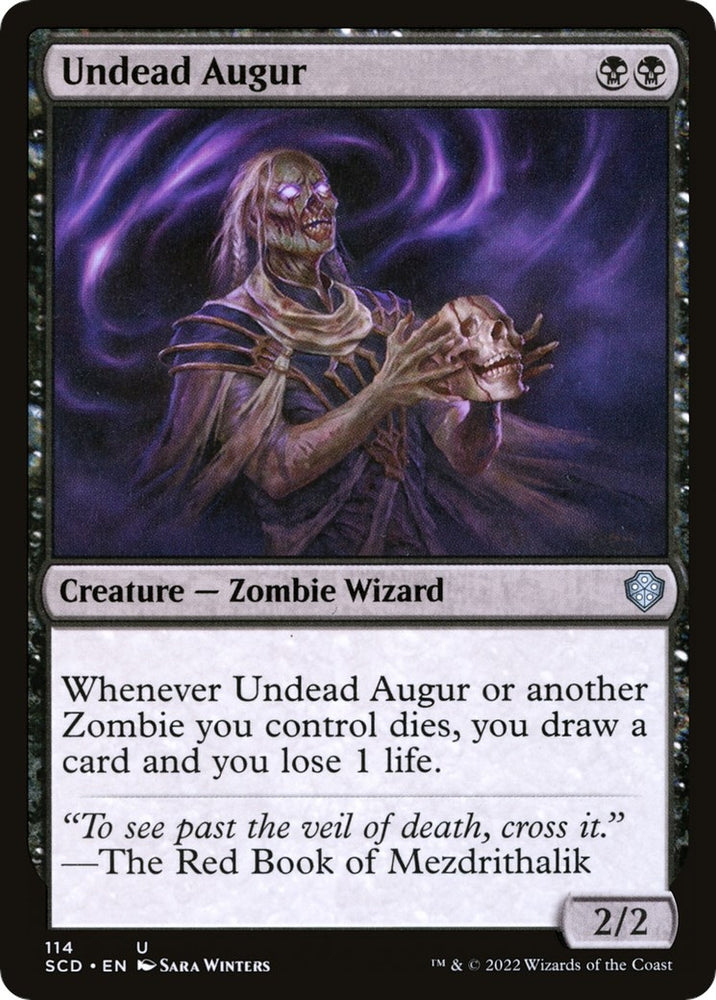 Image for Undead Augur (114) [Starter Commander Decks]