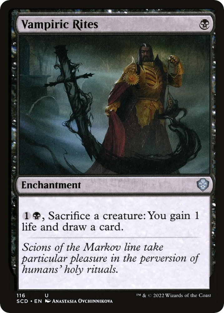 Image for Vampiric Rites (116) [Starter Commander Decks]