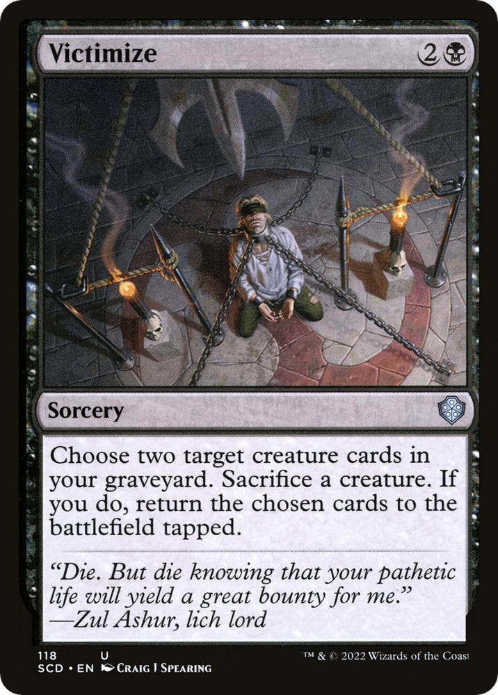Image for Victimize (118) [Starter Commander Decks]