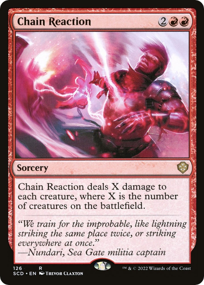 Image for Chain Reaction (126) [Starter Commander Decks]