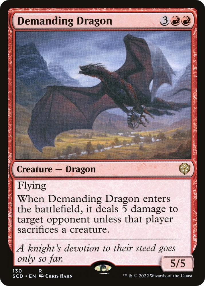 Image for Demanding Dragon (130) [Starter Commander Decks]