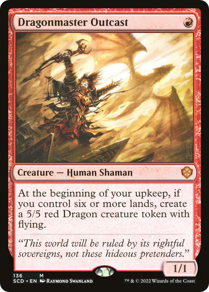 Image for Dragonmaster Outcast (136) [Starter Commander Decks]