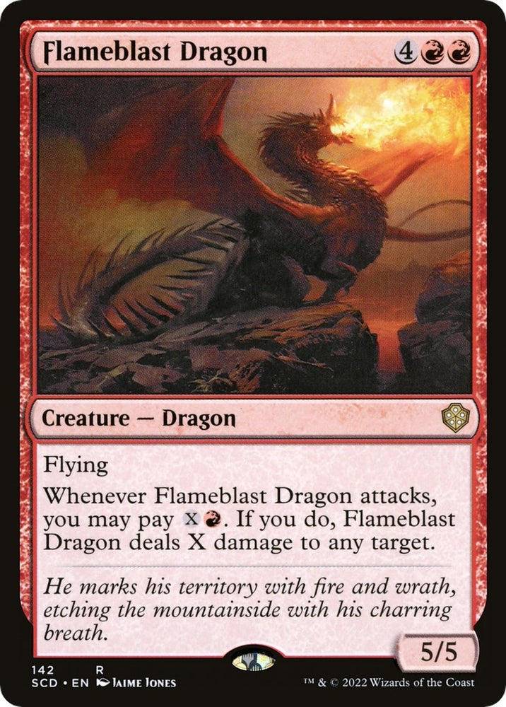 Image for Flameblast Dragon (142) [Starter Commander Decks]