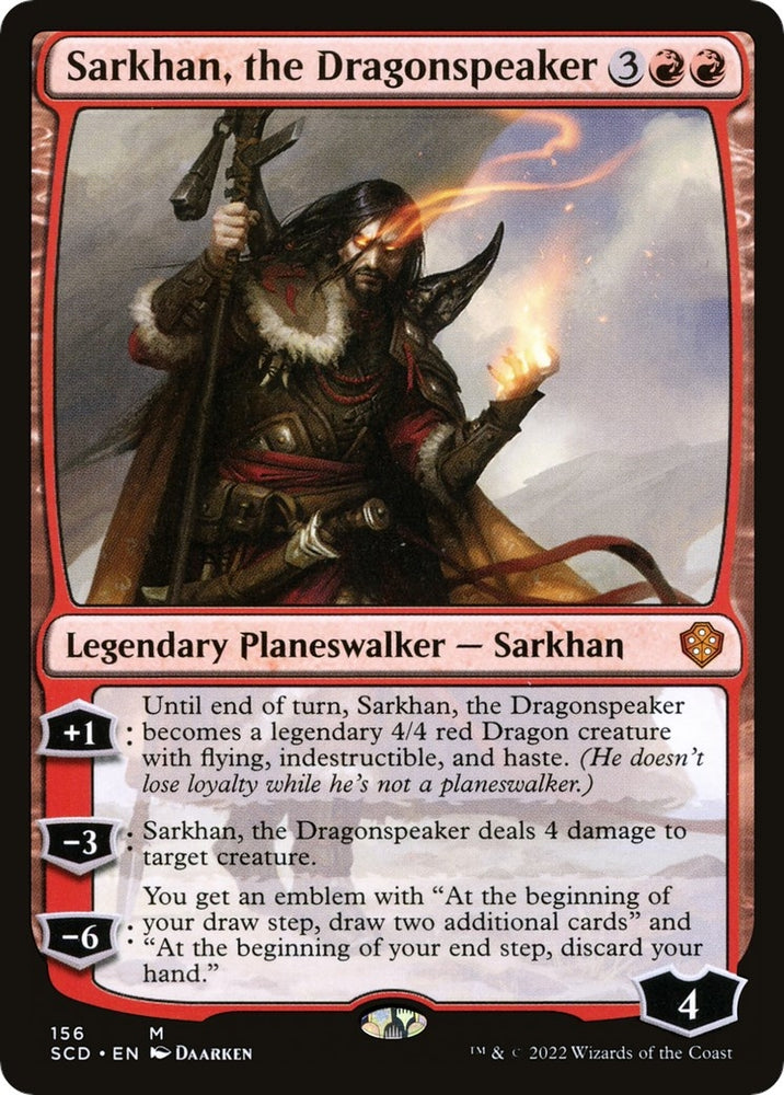 Image for Sarkhan, the Dragonspeaker (156) [Starter Commander Decks]