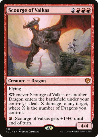 Image for Scourge of Valkas (157) [Starter Commander Decks]