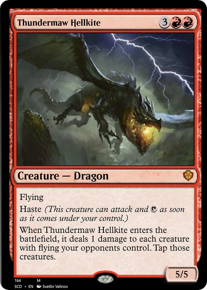 Image for Thundermaw Hellkite (164) [Starter Commander Decks]