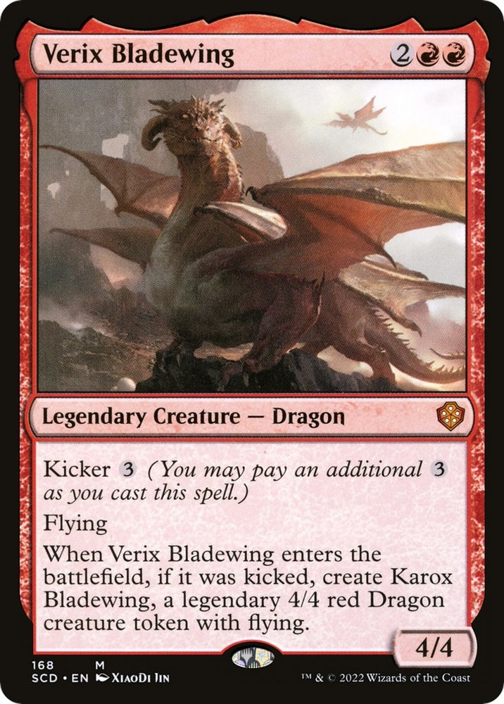 Image for Verix Bladewing (168) [Starter Commander Decks]