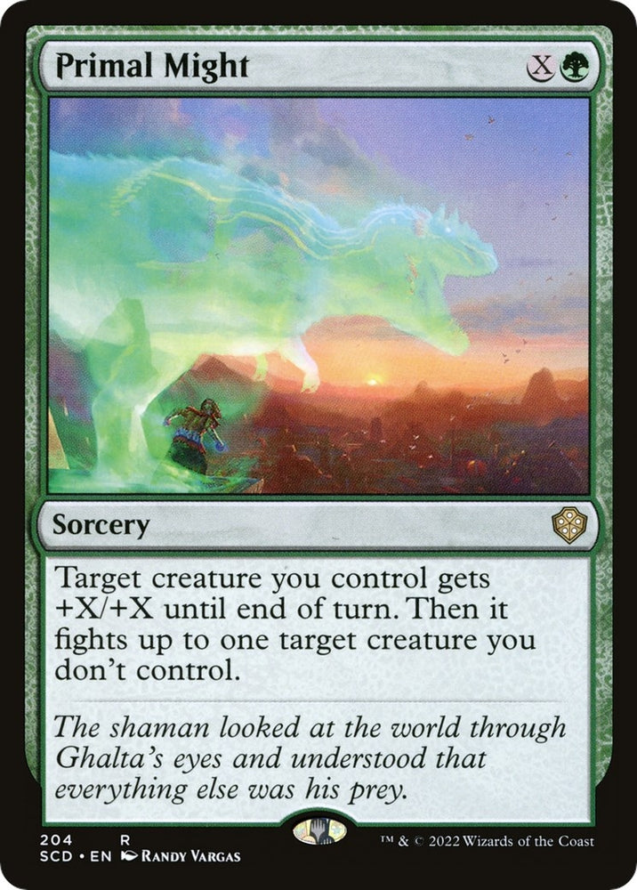 Image for Primal Might (204) [Starter Commander Decks]