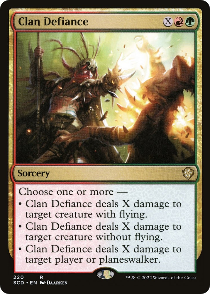 Image for Clan Defiance (220) [Starter Commander Decks]
