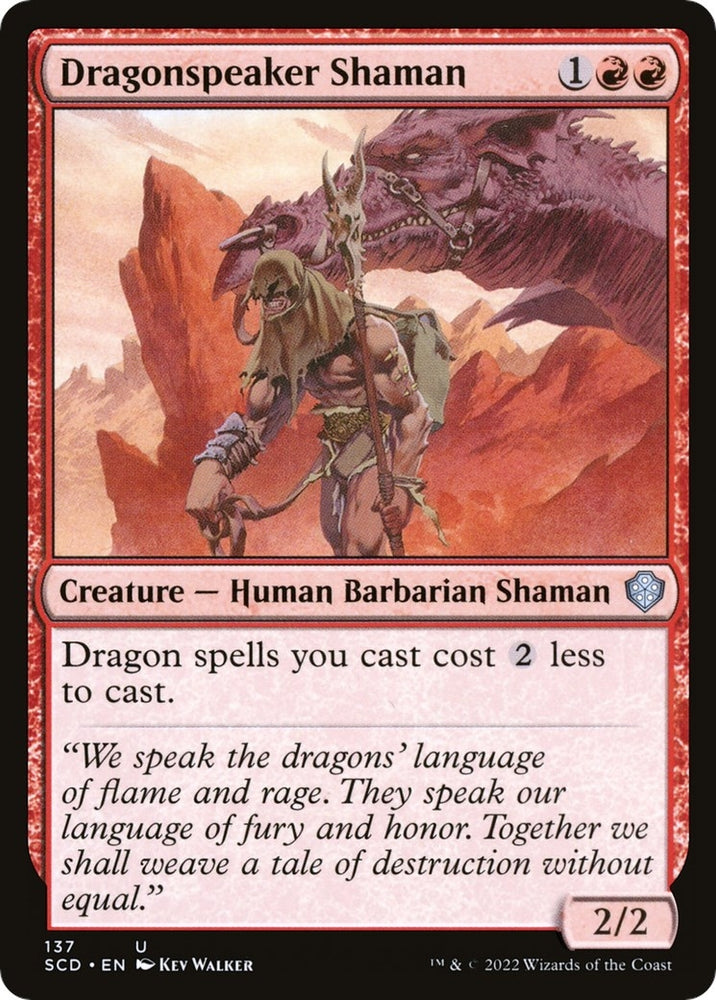 Image for Dragonspeaker Shaman (137) [Starter Commander Decks]