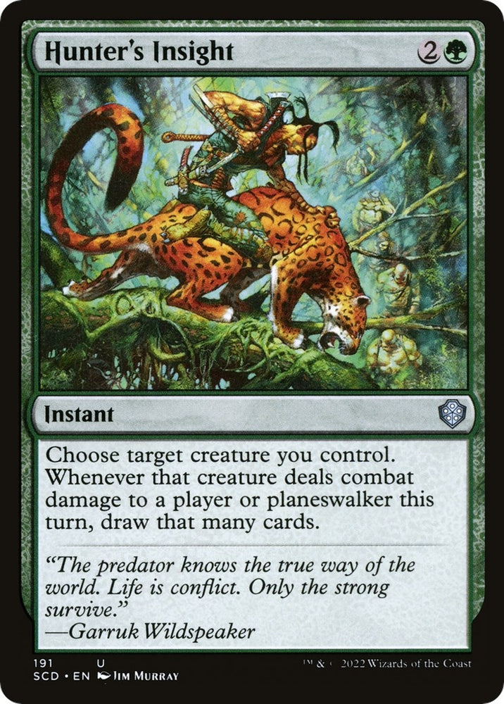 Image for Hunter's Insight (191) [Starter Commander Decks]
