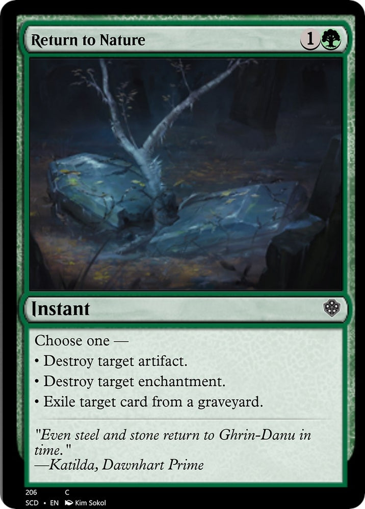 Image for Return to Nature (206) [Starter Commander Decks]