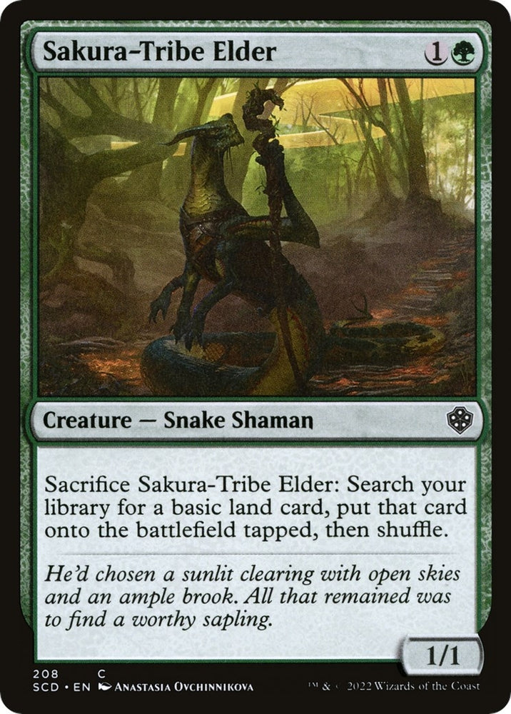 Image for Sakura-Tribe Elder (208) [Starter Commander Decks]