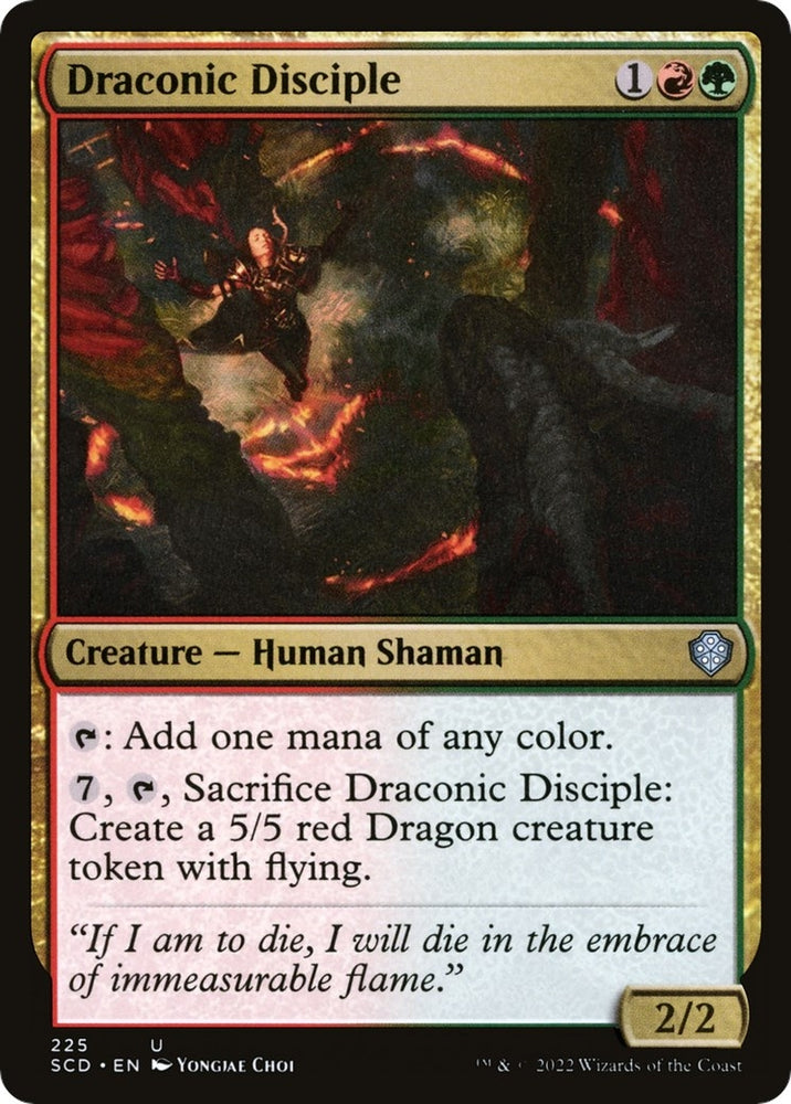 Image for Draconic Disciple (225) [Starter Commander Decks]