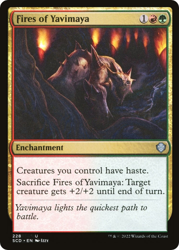 Image for Fires of Yavimaya (228) [Starter Commander Decks]