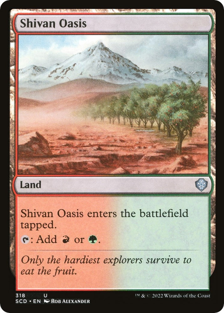 Image for Shivan Oasis (318) [Starter Commander Decks]