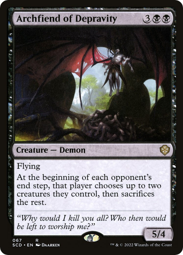 Image for Archfiend of Depravity (67) [Starter Commander Decks]