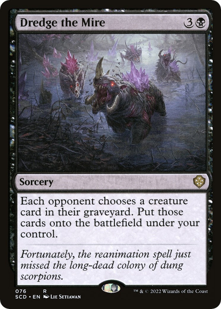 Image for Dredge the Mire (76) [Starter Commander Decks]