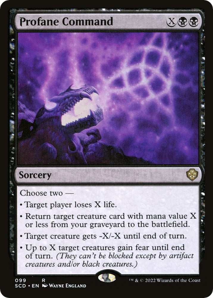 Image for Profane Command (99) [Starter Commander Decks]