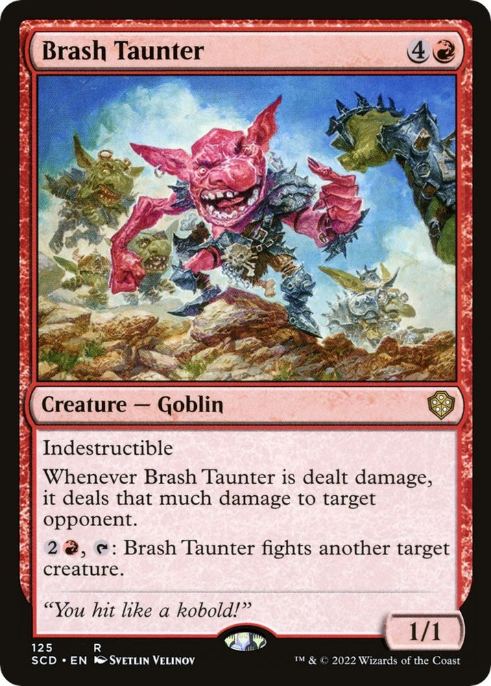 Image for Brash Taunter (125) [Starter Commander Decks]