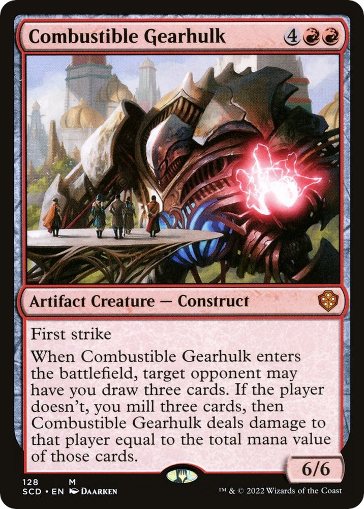 Image for Combustible Gearhulk (128) [Starter Commander Decks]
