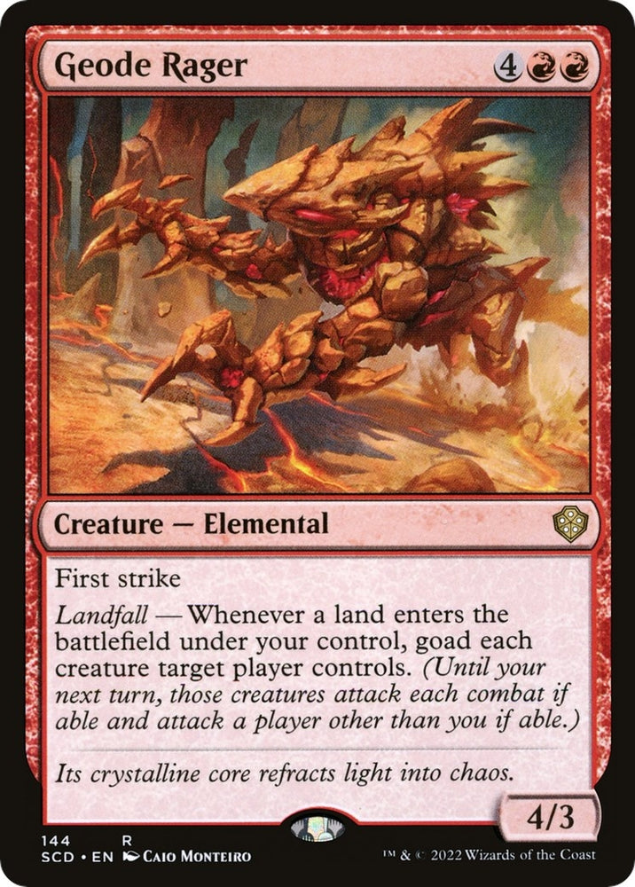 Image for Geode Rager (144) [Starter Commander Decks]