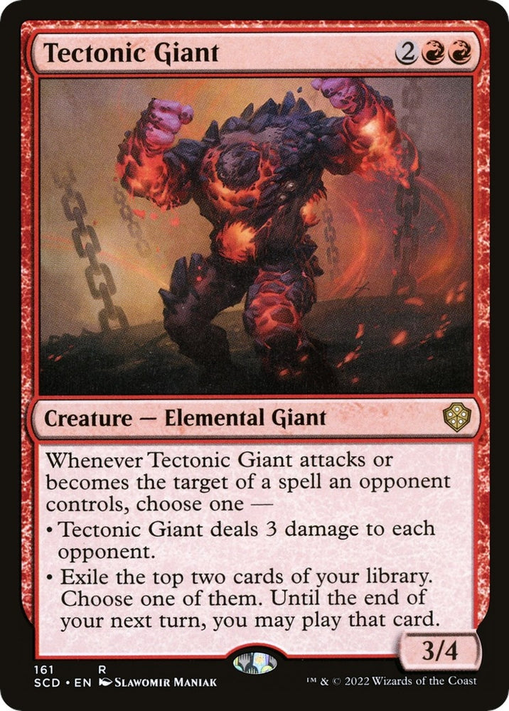 Image for Tectonic Giant (161) [Starter Commander Decks]