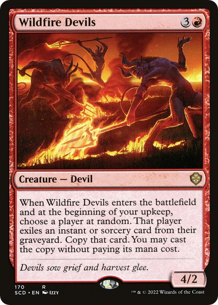 Image for Wildfire Devils (170) [Starter Commander Decks]