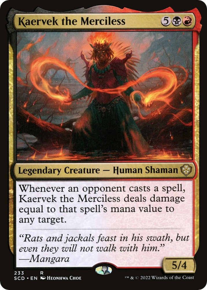 Image for Kaervek the Merciless (233) [Starter Commander Decks]