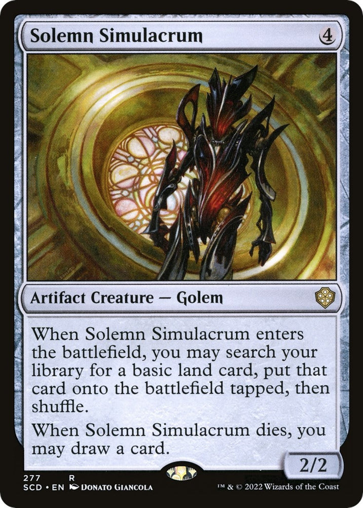 Image for Solemn Simulacrum (277) [Starter Commander Decks]