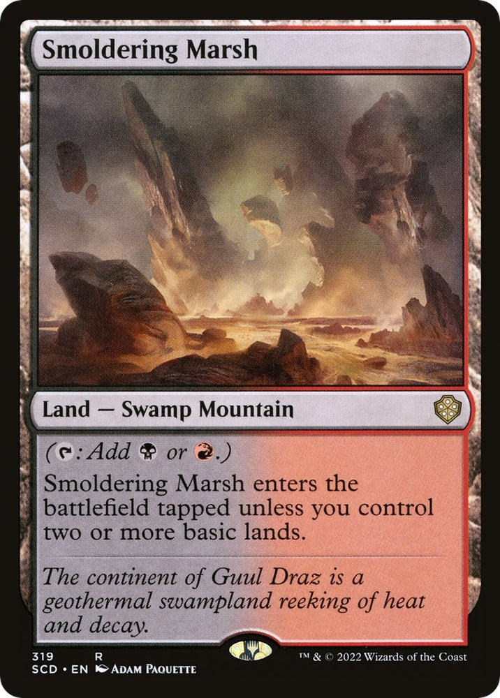 Image for Smoldering Marsh (319) [Starter Commander Decks]
