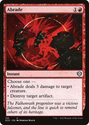 Image for Abrade (122) [Starter Commander Decks]
