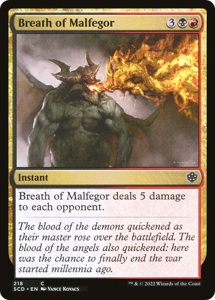 Image for Breath of Malfegor (218) [Starter Commander Decks]