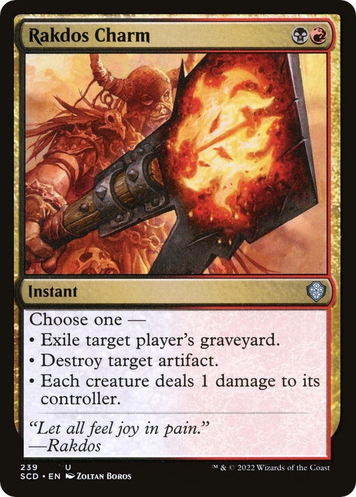 Image for Rakdos Charm (239) [Starter Commander Decks]