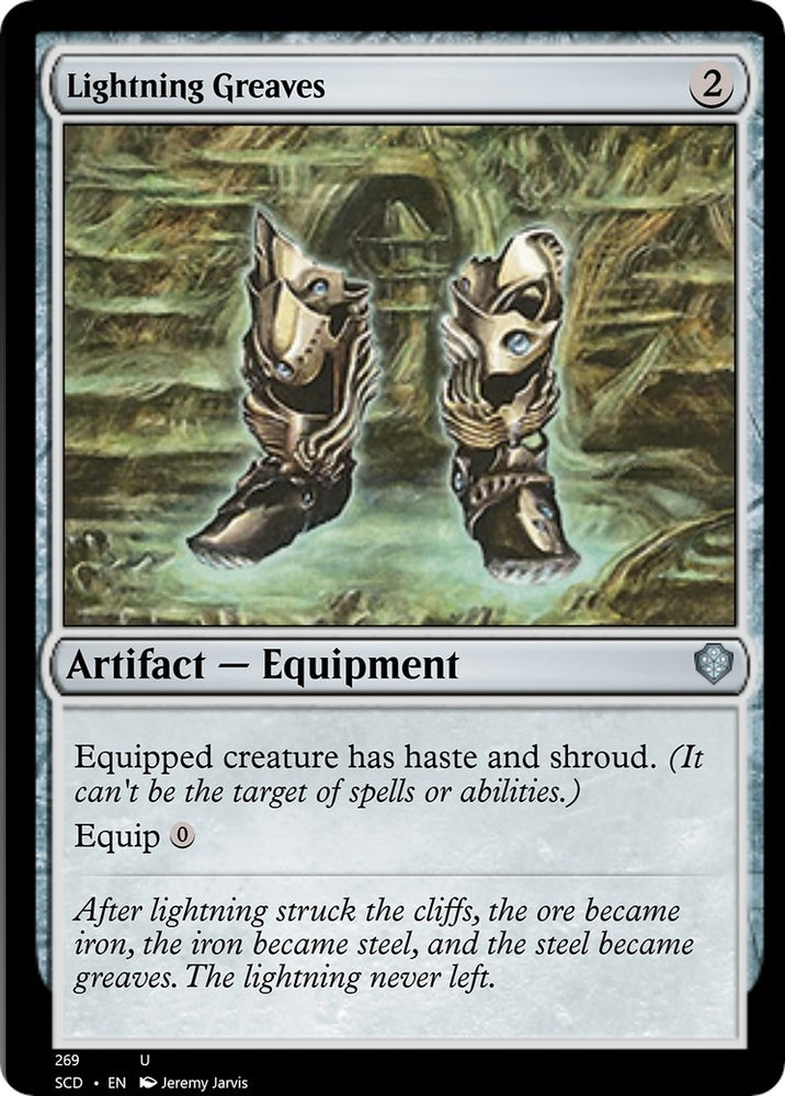 Image for Lightning Greaves (269) [Starter Commander Decks]