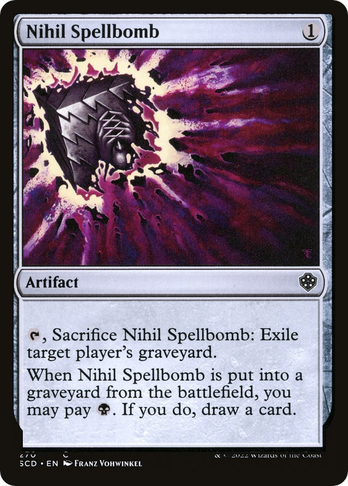 Image for Nihil Spellbomb (270) [Starter Commander Decks]
