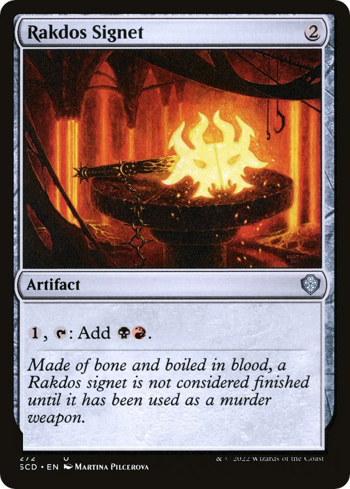Image for Rakdos Signet (272) [Starter Commander Decks]