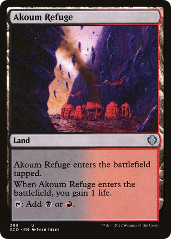 Image for Akoum Refuge (289) [Starter Commander Decks]