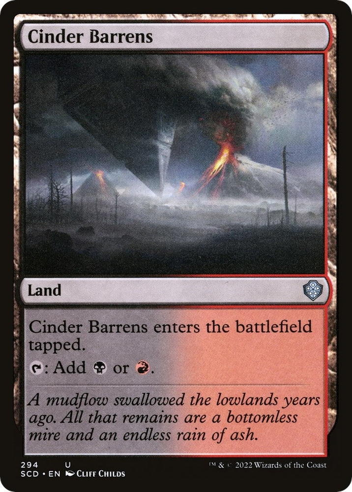 Image for Cinder Barrens (294) [Starter Commander Decks]